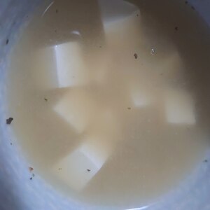 ヘルシー♪豆腐のコンソメスープ